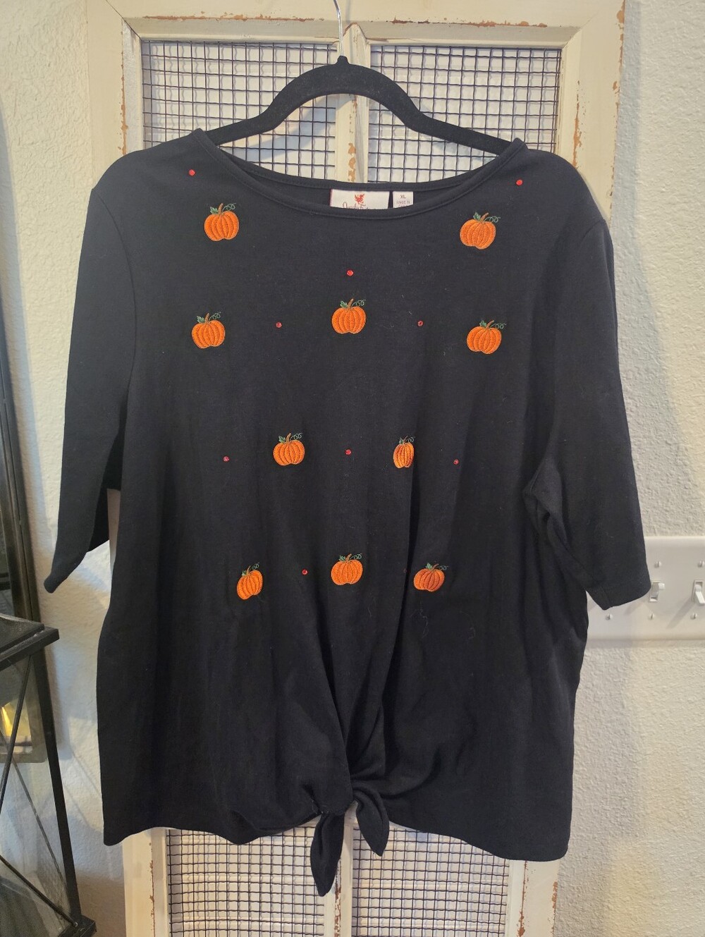 Quacker Factory pumpkin top